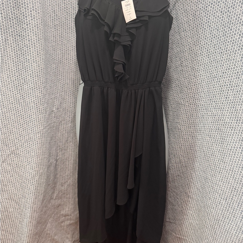 Cache Black High Low Ruffle Dress - Picture 5 of 6